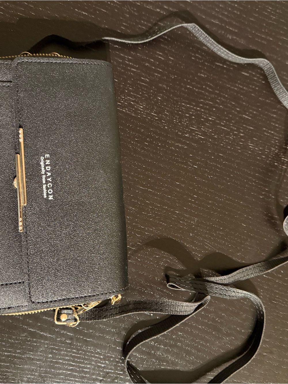 Black Crossbody Wallet - Compact Woman’s Bag